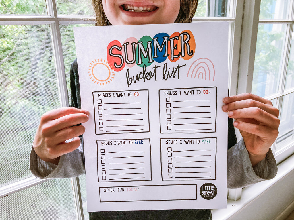Summer Bucket List (Free Printable!)