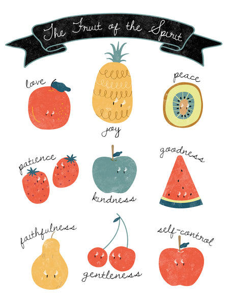 Fruit of the Spirit Art Print – Little Great Design Co.