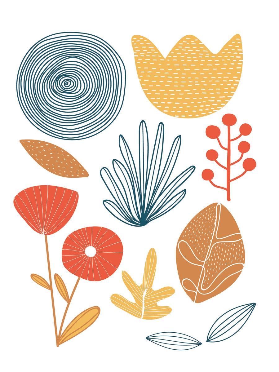Scandi Botanical Art Print – Little Great Design Co.
