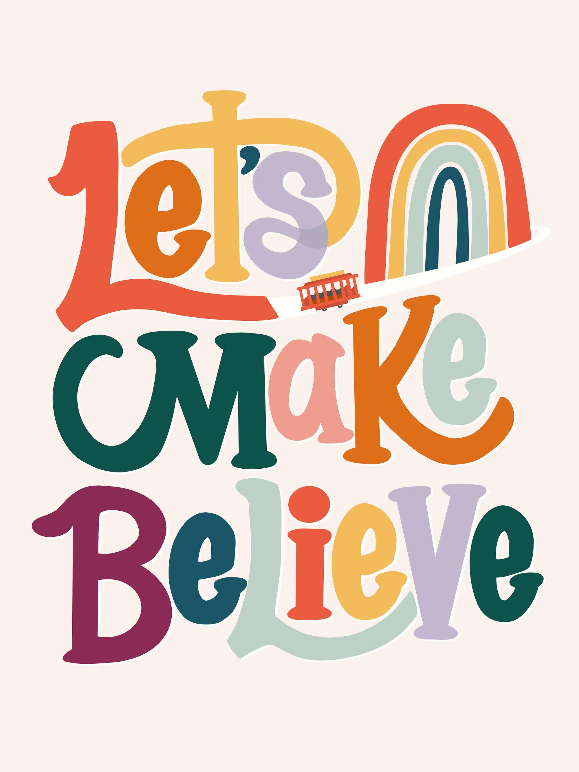 Let's Make Believe Art Print // Dakota