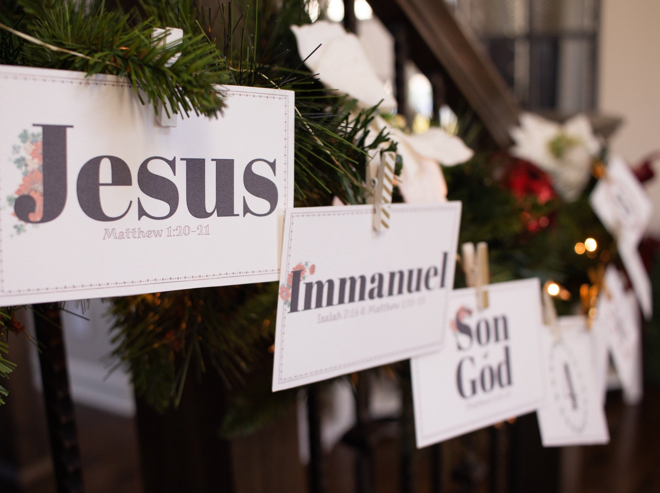 Names of Jesus Advent Calendar Cards