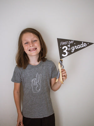 Open image in slideshow, First and Last Day Printable Flags // Preschool-6th Grade Bundle
