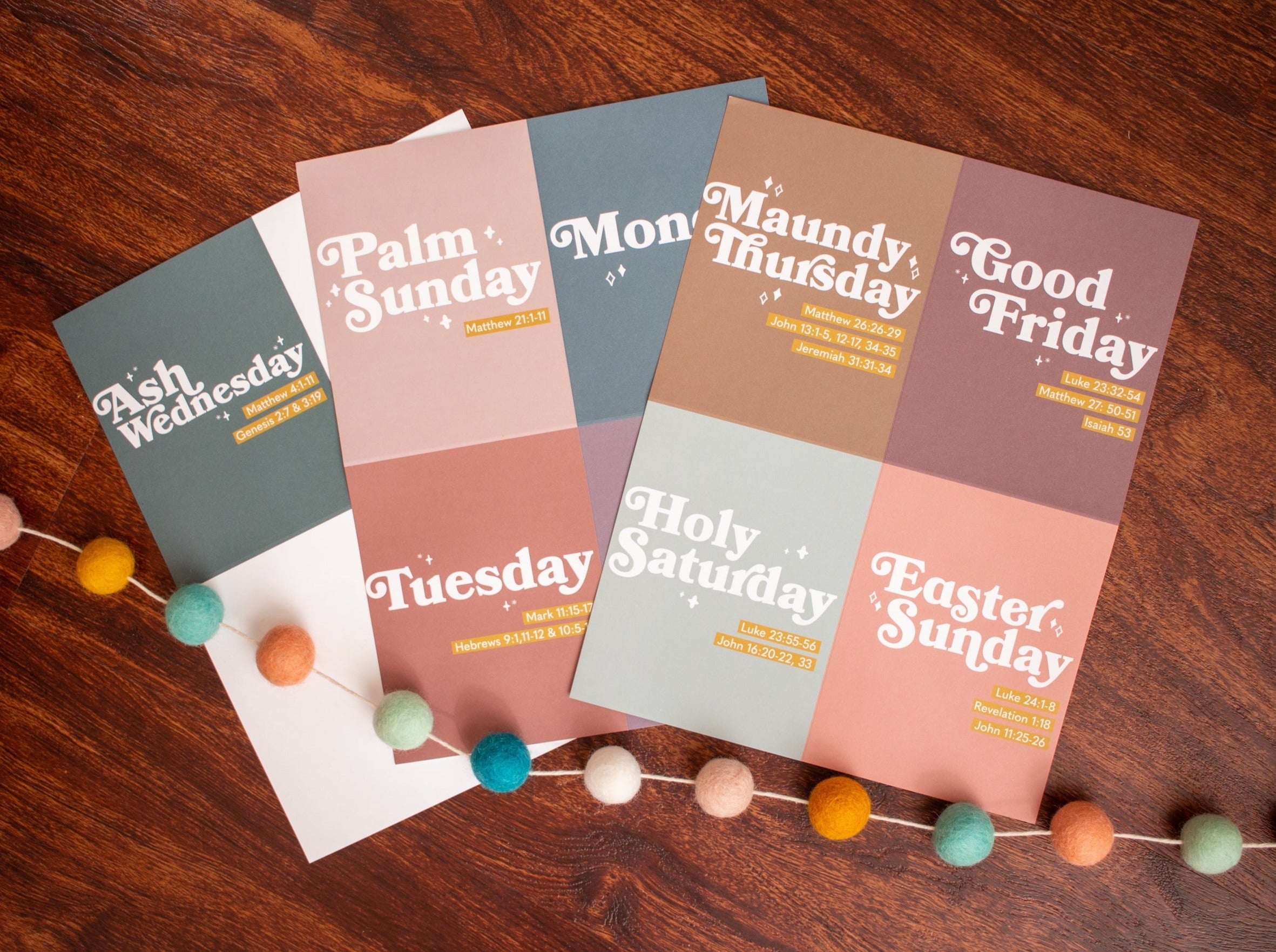 Holy Week Devotional Cards