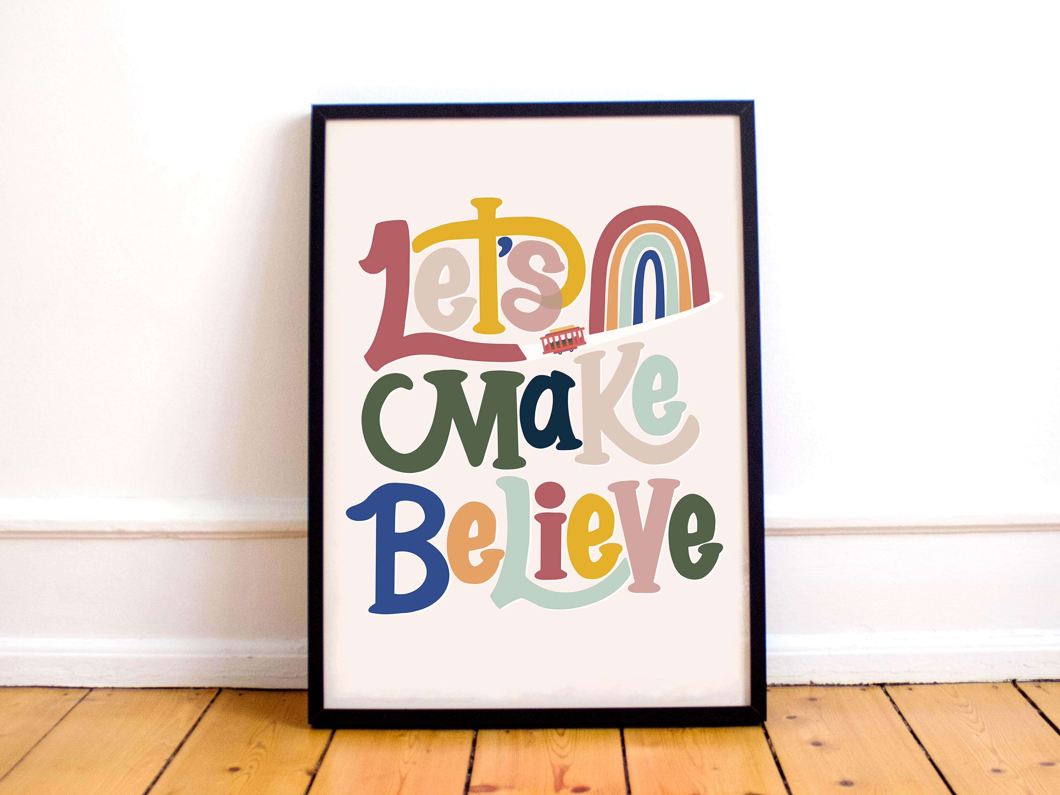 Let's Make Believe Art Print // Finley