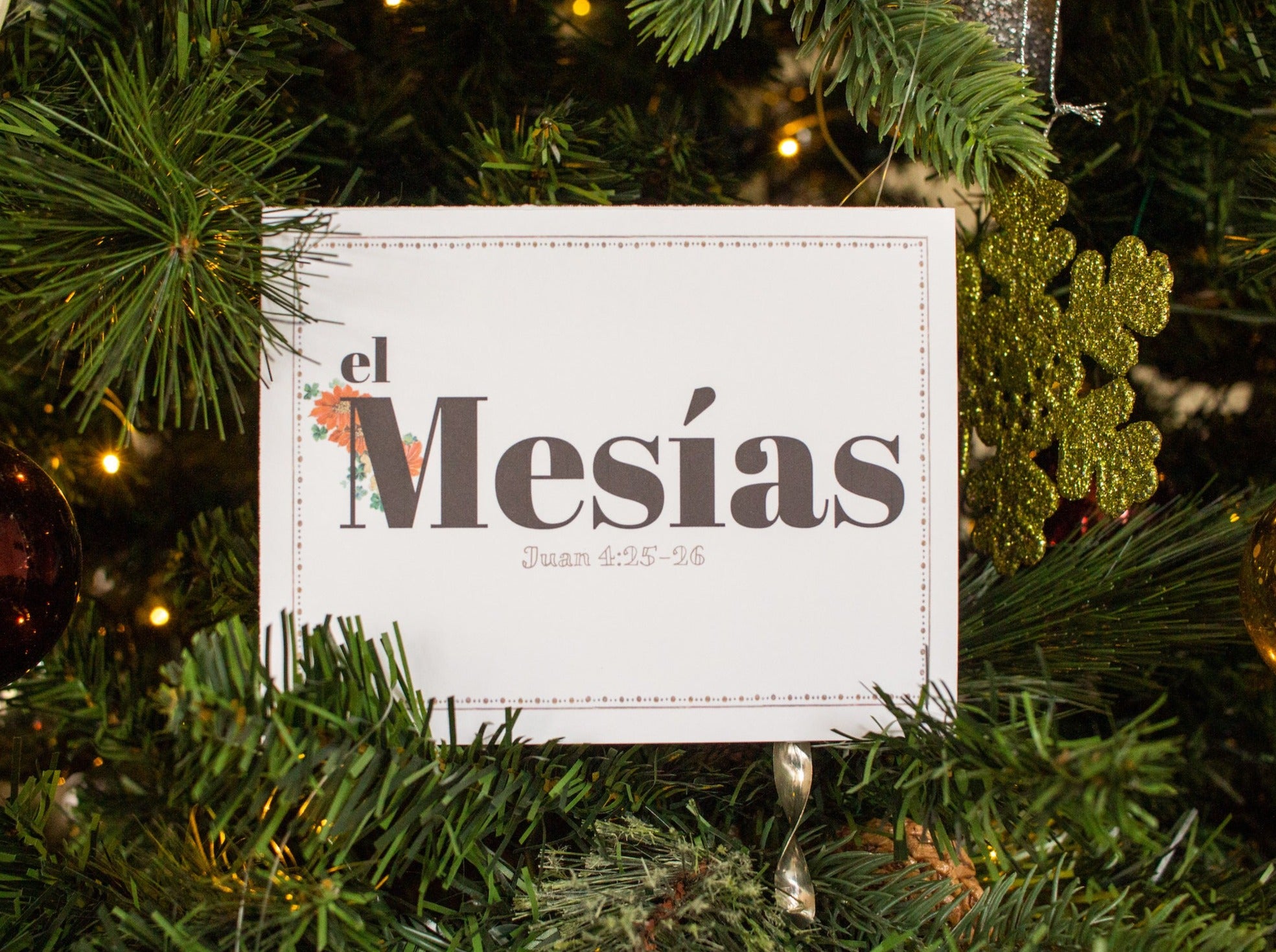 Names of Jesus Advent Calendar Cards (Spanish Language Version)