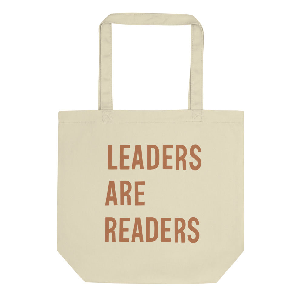 Leaders Are Readers Neutral Eco Tote Bag